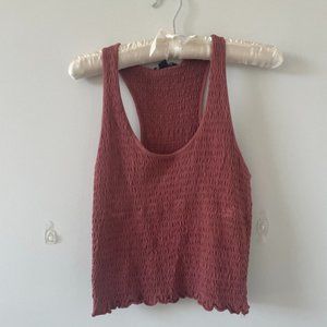 Cute Scrunch top with Ruffle Trim